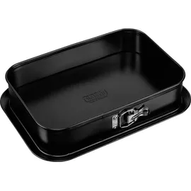 Kaiser Springform rechteckig mit Transporthaube, 35 x 24 cm