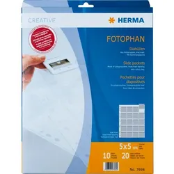 Herma Diahüllen 5x5  10 Blatt klar/matt                   7698