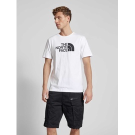 The North Face T-Shirt mit Label-Print Modell EASY Weiss, XS