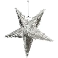 Partydeco Piñata 68x68x30 cm Stern Silber