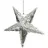 Partydeco Piñata 68x68x30 cm Stern Silber
