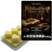 WonderWax Duftwachs WonderWax® Duftwachs 6 Herzen, (Bibliothek), Duftrichtung: Bibliothek