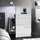 Vladon Nachtschrank Queens 60 x 63 x 36 cm Weiß