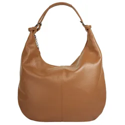 Cluty Leather Shopper – Leder Shopper cognac, Made in Italy
