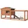 Wiltec Hasenstall XXL 156 x 52 x 68 cm mit Freigehege