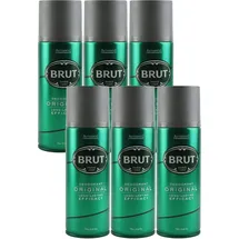 Brut Original Herren Deodorant 6 x 200 ml