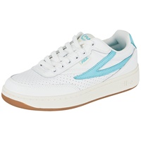 Fila Damen SEVARO wmn Sneaker, White-Blue Radiance, 42 EU Schmal