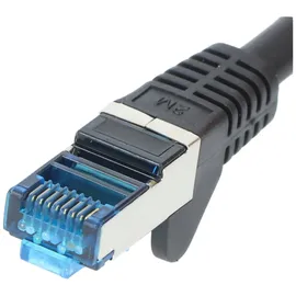 goobay CAT 6A Patchkabel, S/FTP (PiMF), Schwarz