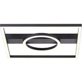 Brilliant Maureen 1 LED-Deckenleuchte 40x40 cm schwarz