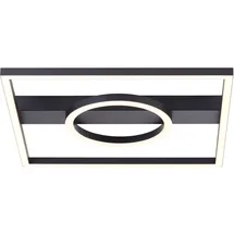 Brilliant Maureen 1 LED-Deckenleuchte 40x40 cm schwarz