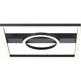 Brilliant Maureen 1 LED-Deckenleuchte 40x40 cm schwarz