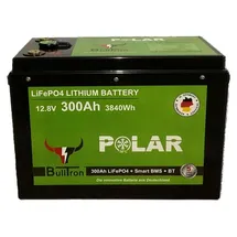 Bulltron 300Ah 12,8V Polar LiFePO4 Akku inkl. Smart BMS und Bluetooth App