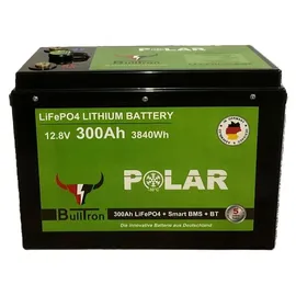 Bulltron 300Ah 12,8V Polar LiFePO4 Akku inkl. Smart BMS und Bluetooth App