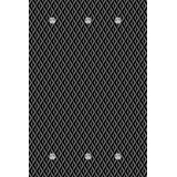 Queence Garderobenleiste »Muster«, 35071723-0 schwarz B/H/T: 80 cm x 120 cm x 5 cm,
