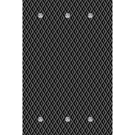 Queence Garderobenleiste »Muster«, 35071723-0 schwarz B/H/T: 80 cm x 120 cm x 5 cm,