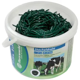 Floraworld Stacheldraht 25 m Grün