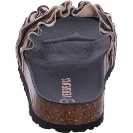 Verbenas Rocio Serraje Volante Zeb Pantolette Schwarz - 37 EU