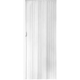 Tectake tectake® Falttür, Doppelwandprofil mit Schiebegriff, mit Magnetverschluss, 80 x 203 cm
