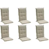 GO-DE Hochlehner Auflage 50 x 120 cm Creme 6 St.