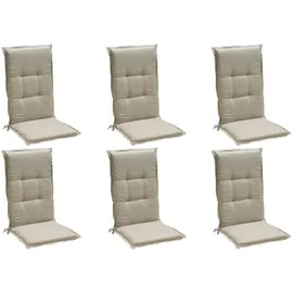 GO-DE Hochlehner Auflage 50 x 120 cm Creme 6 St.