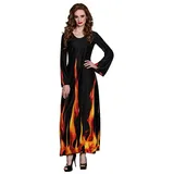 Boland Hexen-Kostüm Kostüm Lady Feuer & Flamme Kleid Gr.40/42