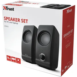 Trust Remo 2.0 1-Weg, (8 W Schwarz Kunststoff, USB, Kompaktes Soundsystem, Stereo Lautsprecherse...
