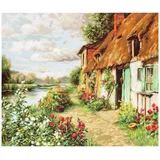 Luca-S Kreuzstichset, "Landschaft", Zählmuster, 42,5x34cm