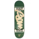 Mob Skateboards Skateboard Tag Logo 8.25 Complete - Komplettboard 32 x 8.25 Zoll (fertig montiert -, 1-St., MOB Logo - Grün), Board aus Ahornholz - Skateboard für Jugendliche, Erwachsene grün