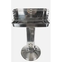 Edelstahl  Standgrill  mit Grillrost