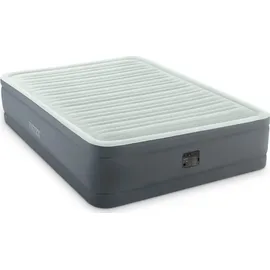 Intex Luftbett mit Pumpe Premaire Gästebett 203x152x46cm Selbstaufblasend 64906 - Intex