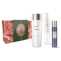 Goldwell Kerasilk Revitalize Xmas Bag Tasche Set - Revitalize Detoxifying Shampoo 250ml + Revitalize Detoxifying Serum 100ml + Style Textur Refresh Spray 75ml + Tasche