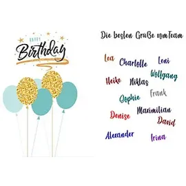 LUMA Geburtstagskarte Torte DIN A4, 1 St.