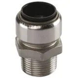 Seppelfricke Tectite Edelstahl Steckfitting Übergangsverschraubung Außengewinde 28 mm - 1" Dvgw