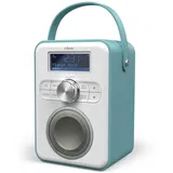 DAB/DAB+/FM-Radio mit Bluetooth, Netz- und Akkubetrieben, tragbar, DAB-Radios, wiederaufladbar, Digitalradio mit USB-Aufladung für 10 Stunden Wiedergabe