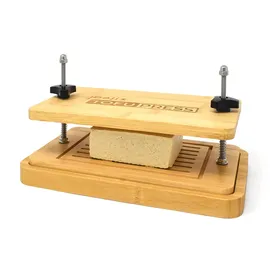 Joeji's Kitchen Bambus Tofupresse mit Abtropfschale – Joeji's Kitchen Tofu Presser Set