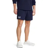 Under Armour Rival Terry Freizeitshorts Herren 410 midnight navy/onyx white M