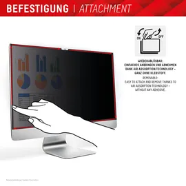 Displex Privacy Safe Blickschutzfilter für Apple iMac 24 M1/M3/M4