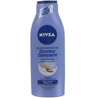 6er Pack - Nivea Body Milk - Seidige Shea Butter - für trockene Haut - 400 ml