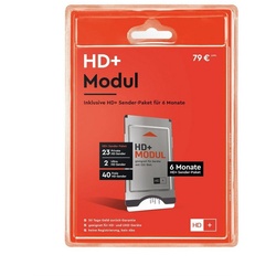 HD Plus HD+Modul HD+-Modul, HD PLUS Modul mit Karte für 6 Monate grau