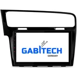 GABITECH 10 Zoll Android 13 Autoradio GPS Navi für VW Golf 7 Autoradio (FM, AM, RDS, FM/AM Tuner inkl. RDS, Drahtloses Apple Carplay und Android Auto) schwarz