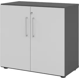 bümö smart Aktenschrank 80 x 74,8 x 42 grau