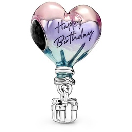 Pandora Charm "Geburtstag Heißluftballon" Silber Emaille 791501C01