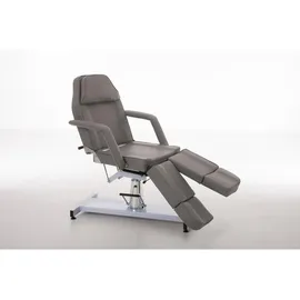 deluke Kosmetikliege PASSAU hydraulisch 86x185x185cm, Kunstleder, Grau Massageliege Tattooliege