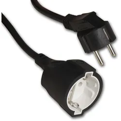 Verlängerungskabel - 25m - 3x1,5mm2 - schwarz - Schutzkontakt - max 3600W - Wink...