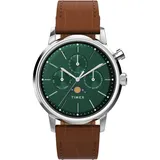 Timex Marlin Moonphase Braun Quarz 40 mm TW2W51000