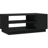 furnicato Moderner Couchtisch Schwarz Holzwerkstoff 102 x 55 x 43 cm