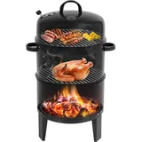 3-in-1-grill Mit Schmorfunktion, Räucherofen Und Grillrost
