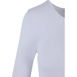 URBAN CLASSICS Damen Ladies Stretch Jersey Longsleeve Body White XXL - XXL