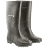 Högert Technik – Arbeitsgummistiefel PVC schwarz OB SRA Sicherheitsstiefel, rutschfeste Berufsstiefel, wasserdichte Arbeitsstiefel ohne Metallteile