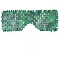 Natürliche Edelsteinperle Jade Schlafmaske Rosenquarz Amethyst,Aventurin